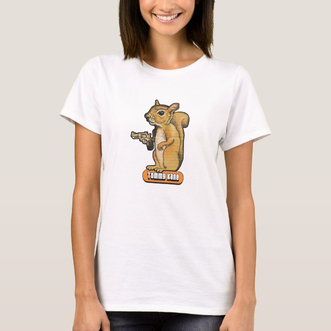 Damen-Eichhörnchen-T - Shirt (Vorderseite)