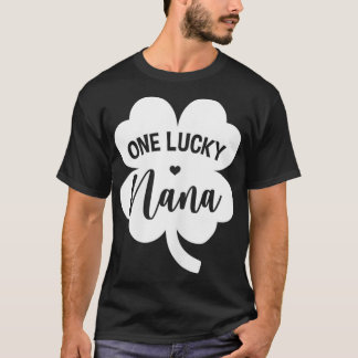 Damen Ein Glücks-Nana-Kleeblatt Vier-Blatt-Klee St T-Shirt