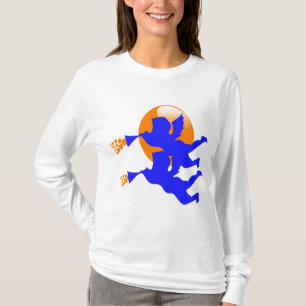 DAMEN-ENGEL, DIE LANGES HÜLSEN-SHIRT NENNEN T-Shirt