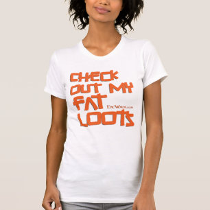 Damen-Fett plündert T - Shirt