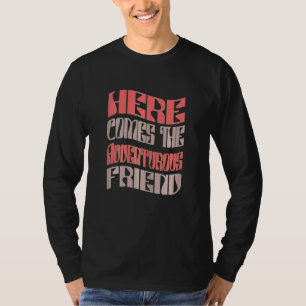 Damen Freund Abenteuerlustig Retro Passende Jungge T-Shirt
