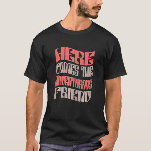 Damen Freund Abenteuerlustig Retro Passende Jungge T-Shirt