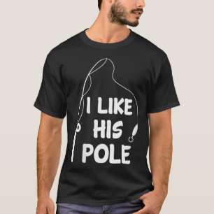 Damen Funny Paares Matches Geschenke Angeln Lover T-Shirt