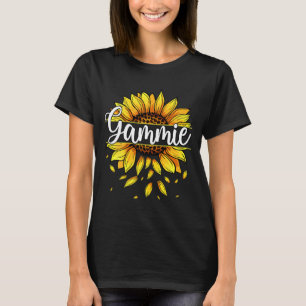 Damen-Gammie mit gelber Sonnenblumen-Blumengrafik T-Shirt