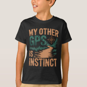 Damen Geocaching Wandern Lustig V-Ausschnitt T-Shirt