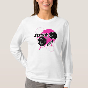 Damen-gerade Aufzugweightlifting-Kapuzenpulli T-Shirt