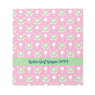 Damen-Golf-Liga-Notizblock Notizblock