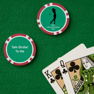 Damen-Golf-Liga-Party – Individuelle Pokerchips