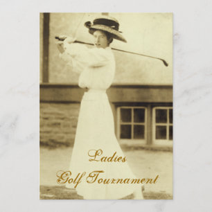 Damen-Golf-Turnier-Einladungen Einladung