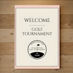 Damen-Golfturnier-Willkommensposter Poster