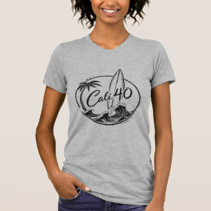 Damen Größe M Cali40 California 40th T-Shirt