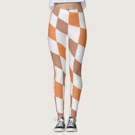 Damen Herbstmode Karierte Leggings
