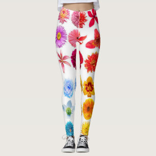 Damen-Hosen mit floralem Rosenmuster - anpassbar  Leggings