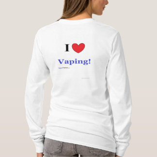 Damen "ich Liebe Vaping!" Hoodie T-Shirt