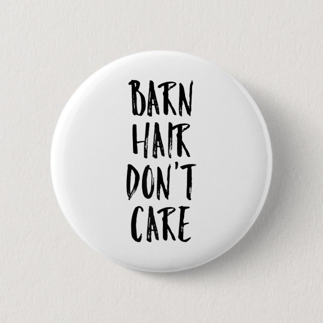 Damen im Barnhaar Dont Pflegepferd Gezeter Pferd G Button (Vorderseite)
