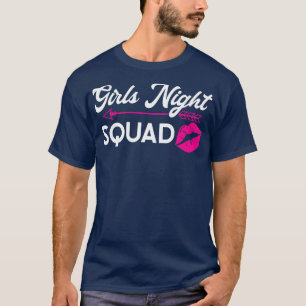 Damen in Nachtschwärmerinnen Party Damen Braut Pre T-Shirt