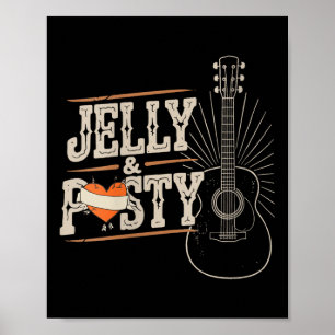 Damen Jelly personalisierter Vorname Geburtstag Mä Poster