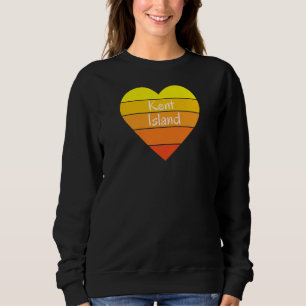 Damen Kent Island Clothing Company Herz Kent Isl Sweatshirt