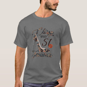 Damen Klasse Sassy 51 Fabelhafte Blume Hohe Ferse T-Shirt