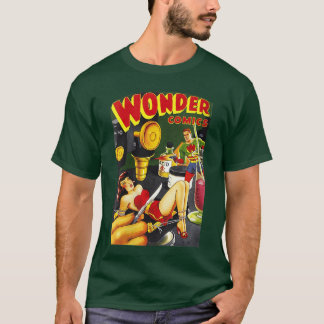 Damen Klassisches Monster Poster Horror Comic Buch T-Shirt