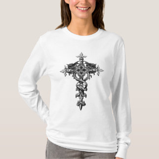 Damen-Kreuz mit Flügeln T-Shirt