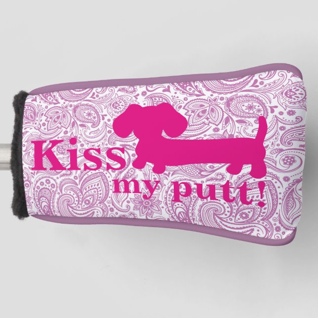 Damen küssen meine Schlag-unverschämte Golf Headcover (Vorderseite)