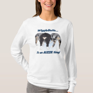 Damen-lange Hülsen-australisches Schäfer-Shirt T-Shirt