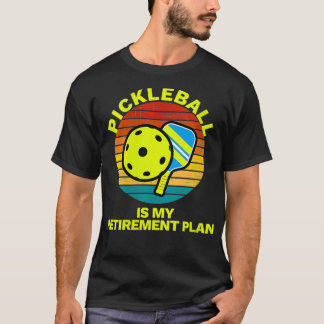 Damen Lustige Ruhestand Pickleball Bekleidung Pick T-Shirt