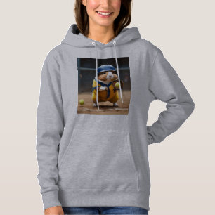 Damen-Meerschweinchen-Softball-Superstar, Hoodie