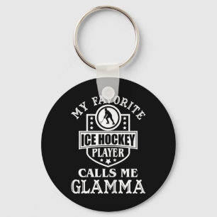 Damen Mein Lieblings-Eishockeyspieler nennt mich G Schlüsselanhänger