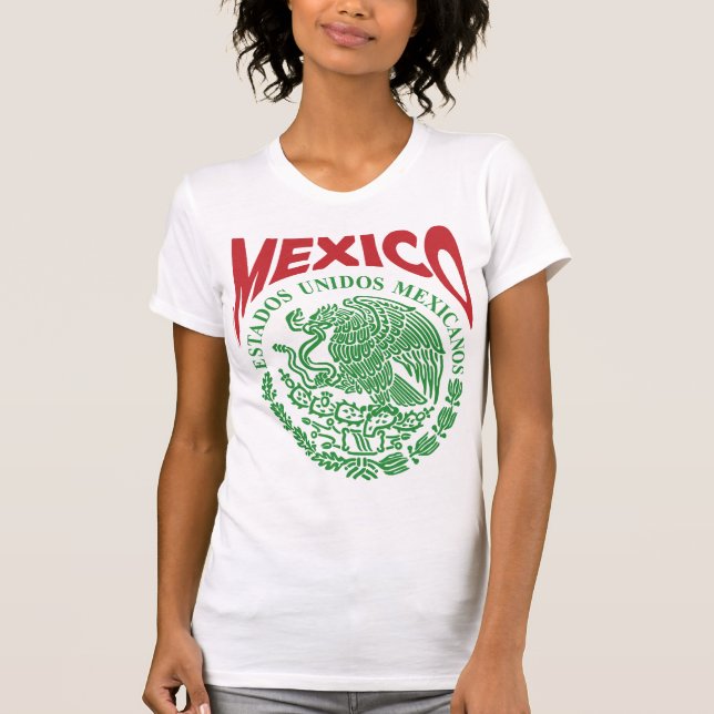 Damen-mexikanisches Shirt - Mexiko Playera (Vorderseite)
