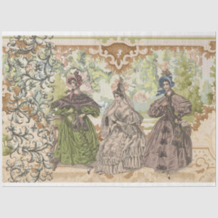 Damen, Mode und Blume Dekoupage Tissue Paper Seidenpapier