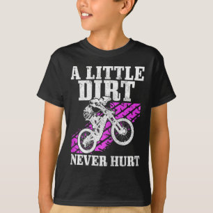 Damen-Mountainbike-Ein bisschen Dreck schadet Down T-Shirt