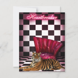 Damen Nachtclub Tiger Event Party Einladung