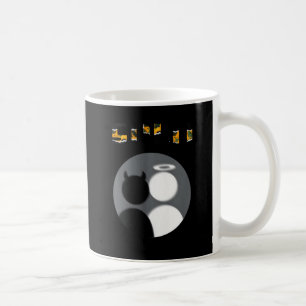 Damen Neu Geteilt Ity Cool Engel Teufel V-Ausschni Kaffeetasse