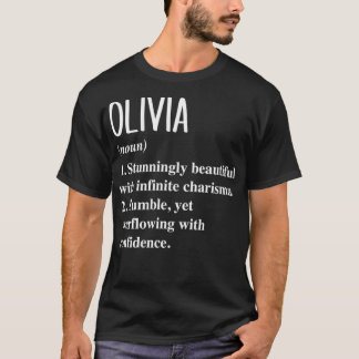 Damen Olivia Vorname Definition Personalisiert G T-Shirt
