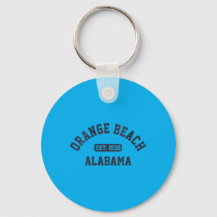Damen Orange Beach Alabama V-Ausschnitt Schlüsselanhänger