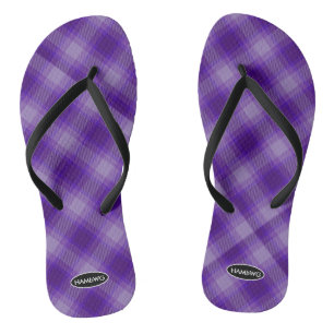 Damen-Plaid-Flip-Flops HAMbWG Kinderschlappen Flip Flops