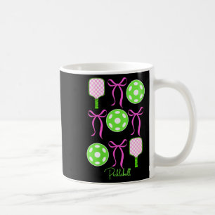 Damen-preppy-rosafarbenes Pickleball-Shirt, das Mä Kaffeetasse