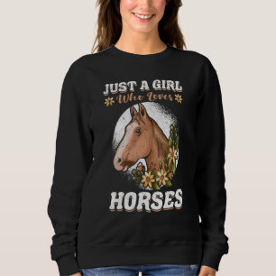 Damen Reitoutfit Besitzer Equestrian Pferd Sweatshirt