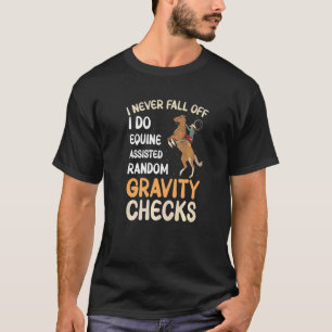 Damen Reitoutfit Besitzer Equestrian Pferd T-Shirt