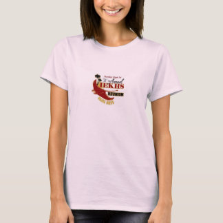 Damen-Rosa-3. jährliches Wiedersehen-T-Shirt T-Shirt