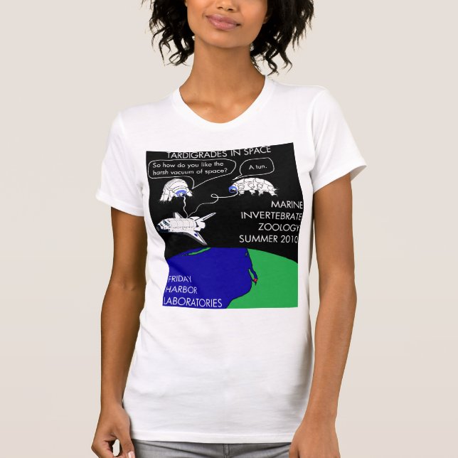 "Damen - schneiden Sie" Tardigrade T-Shirt (Vorderseite)