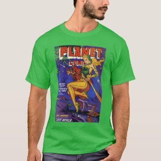 Damen Sci-Fi Pin-Up-Girl Science-Fiction Vintage T-Shirt