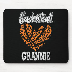 Damen Sketll Oma Top Herz Gepard Abgenutzt Mousepad