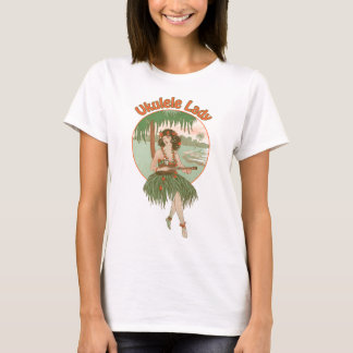 Damen-Spaghetti-Spitze Ukulele-Damen-#1 T-Shirt