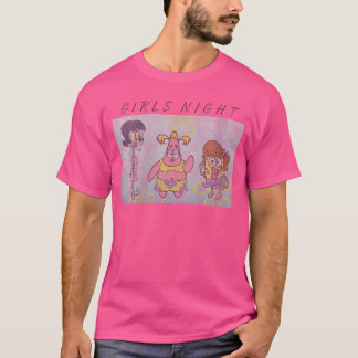 Damen Spongebob Squarepants Patrick Squidward Gir T-Shirt