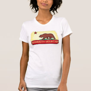 Damen-Staats-Flaggent-stück Mammoth Mountain T-Shirt
