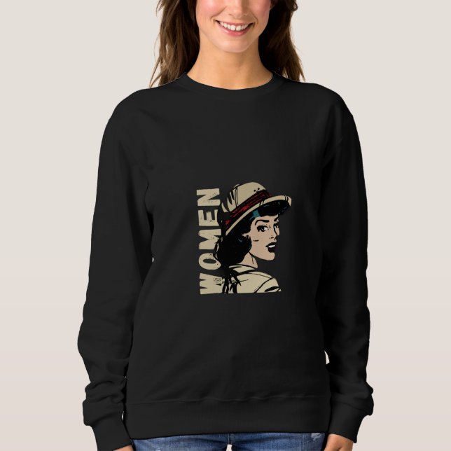Damen Statement Sweatshirt (Vorderseite)