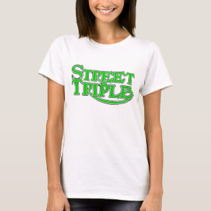 Damen-Straßen-Dreiergruppen-T - Shirt